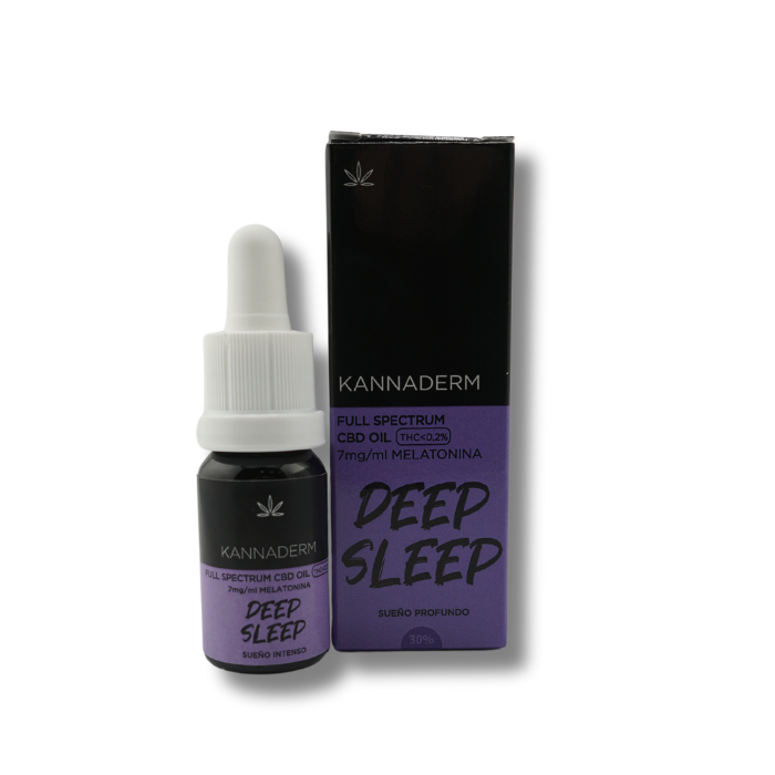 Aceite MCT 20℅ CBD + Melatonina de Kannaderm